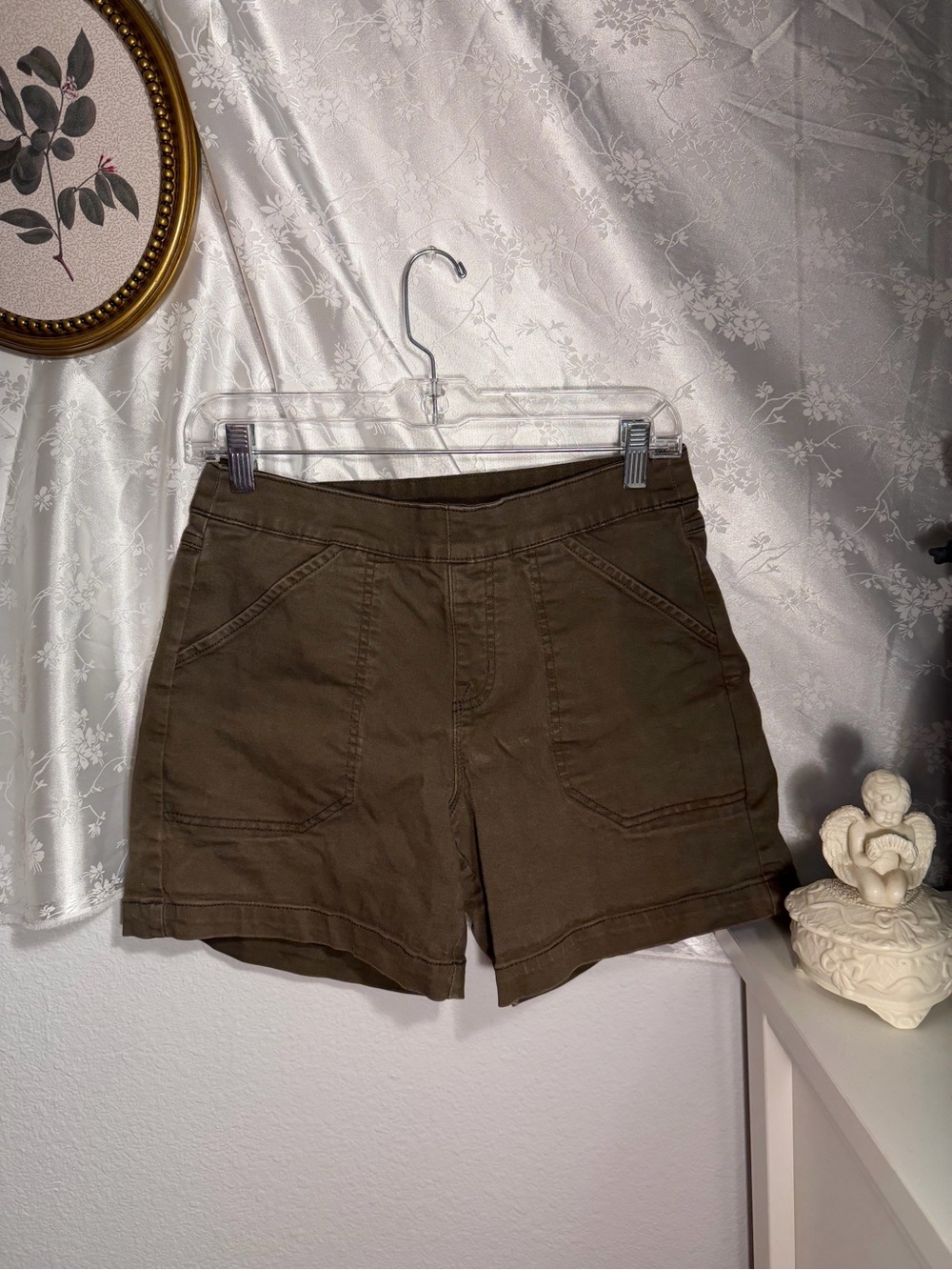 Women’s Olive Green Khaki Shorts